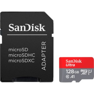 Карта памяти SanDisk 128GB microSD class 10 UHS-I A1 Ultra (SDSQUAB-128G-GN6IA)