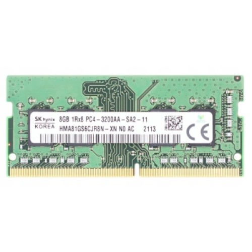 Модуль памяти для ноутбука SoDIMM DDR4 8GB 3200 MHz Hynix (HMA81GS6CJR8N-XN)