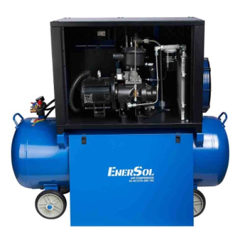 Компрессор Enersol винтовой 1570 л/мин, 7,5 кВт, 200л, 198кг (ES-AC1570-200-1SS)