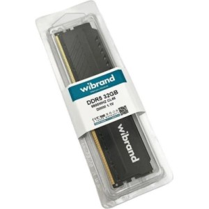 Модуль памяти для компьютера DDR5 32GB 5600 MHz Heatsink Black Wibrand (WI5600DDR5D/32GB)