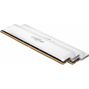 Модуль памяти для компьютера DDR5 64GB (2x32GB) 6000 MHz Crucial Pro Wite Micron (CP2K32G60C40U5W)