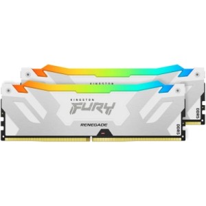 Модуль памяти для компьютера DDR5 32GB (2x16GB) 6400 MHz Renegade RGB White XMP Fury (KF564C32RWAK2-32)