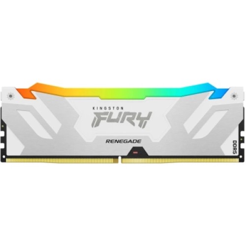Модуль памяти для компьютера DDR5 32GB (2x16GB) 6400 MHz Renegade RGB White XMP Fury (KF564C32RWAK2-32)
