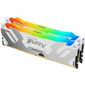 Модуль памяти для компьютера DDR5 32GB (2x16GB) 6400 MHz Renegade RGB White XMP Fury (KF564C32RWAK2-32)