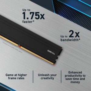 Модуль памяти для компьютера DDR5 48GB (2x24GB) 5600 MHz Micron (CP2K24G56C46U5)