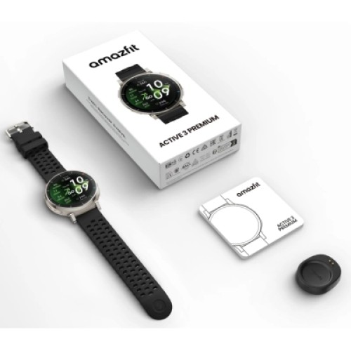 Смарт-часы Amazfit Active 3 Premium W2559GL1N Срібний (1193746)