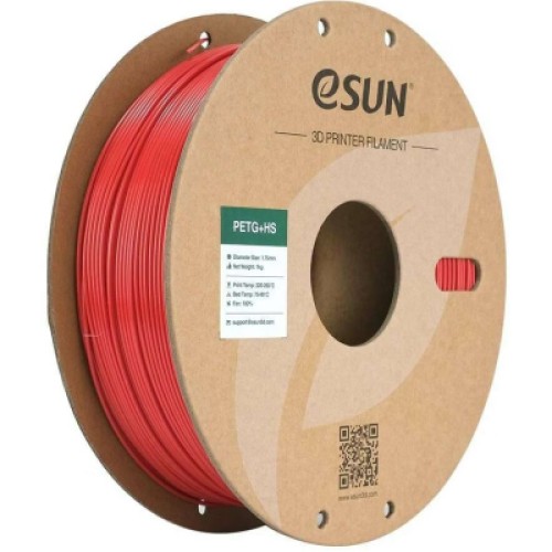 Пластик для 3D-принтера eSUN ePETG+HIGH SPEED 1,75mm 1kg FIRE ENG RED (EPETG+HS-P175FR1)