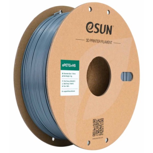 Пластик для 3D-принтера eSUN ePETG+HIGH SPEED 1,75mm 1kg GREY (EPETG+HS-P175SH1) Пластик для 3D-принтера eSUN ePETG+HIGH SPEED 1,75mm 1kg GREY (EPETG+HS-P175SH1)
