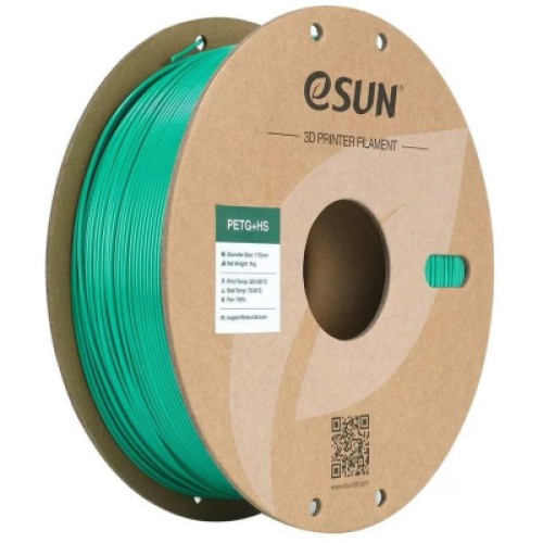 Пластик для 3D-принтера eSUN ePETG+HIGH SPEED 1,75mm 1kg SOLID GREEN (EPETG+HS-P175SG1)
