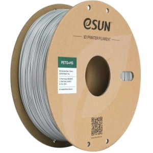 Пластик для 3D-принтера eSUN ePETG+HIGH SPEED 1,75mm 1kg SOLID SILVER (EPETG+HS-P175SS1)