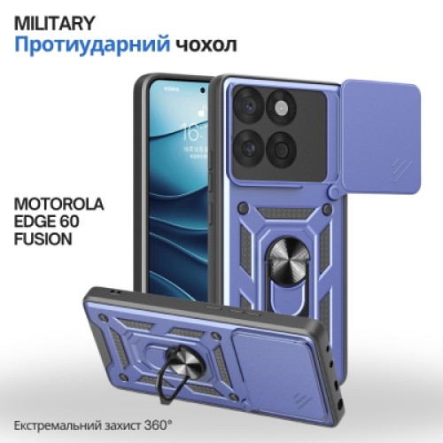 Чехол для мобильного телефона BeCover Military Motorola Edge 60 Fusion Blue (715523)