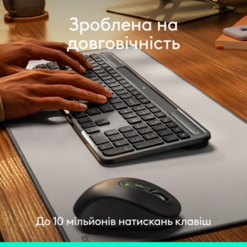 Клавиатура Logitech Slim Solar+ Bluetooth Graphite (920-013764) Клавиатура Logitech Slim Solar+ Bluetooth Graphite (920-013764)