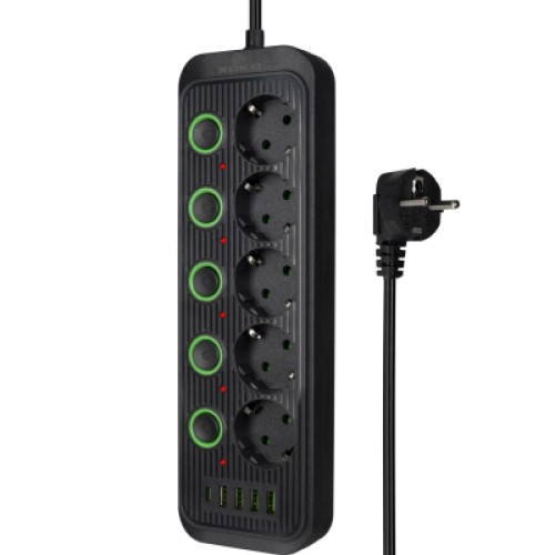 Сетевой фильтр питания XoKo XK-SP-5-2-1-BK