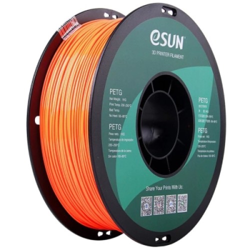 Пластик для 3D-принтера eSUN PETG 1,75mm 1kg SOLID ORANGE (PETG-P175SO1) Пластик для 3D-принтера eSUN PETG 1,75mm 1kg SOLID ORANGE (PETG-P175SO1)