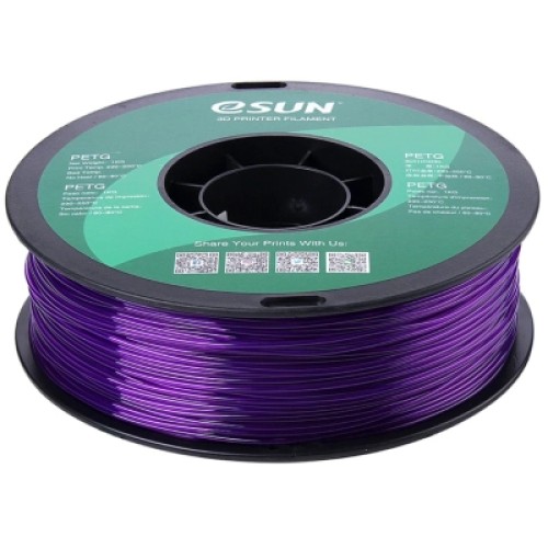 Пластик для 3D-принтера eSUN PETG 1,75mm 1kg SOLID PURPLE (PETG-P175SZ1) Пластик для 3D-принтера eSUN PETG 1,75mm 1kg SOLID PURPLE (PETG-P175SZ1)