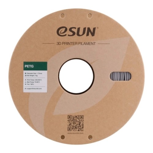 Пластик для 3D-принтера eSUN PETG 1,75mm 1kg SOLID SILVER (PETG-P175SS1) Пластик для 3D-принтера eSUN PETG 1,75mm 1kg SOLID SILVER (PETG-P175SS1)