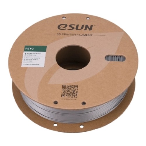 Пластик для 3D-принтера eSUN PETG 1,75mm 1kg SOLID SILVER (PETG-P175SS1) Пластик для 3D-принтера eSUN PETG 1,75mm 1kg SOLID SILVER (PETG-P175SS1)