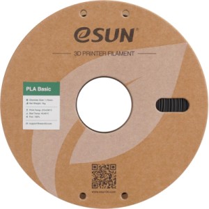 Пластик для 3D-принтера eSUN PLA BASIC 1,75mm 1kg BLACK (PLA-BASIC175B1P1)