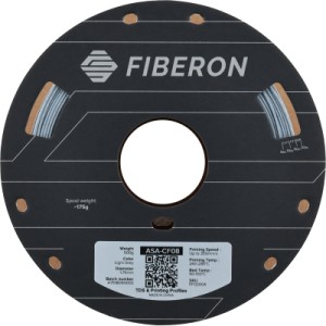 Пластик для 3D-принтера Polymaker ASA-CF08 Fiberon 1,75mm 0,5kg Light Grey (FF02004)