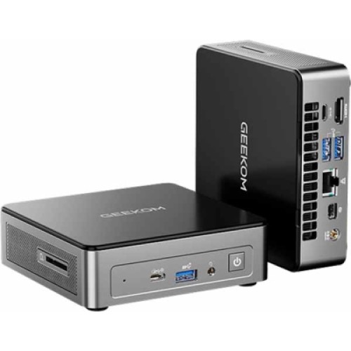 Компьютер GEEKOM Air12 Mini PC 2026 Edition / Pentium Gold 7505, 8, 512, WIN11Pro (GMAIR12PT7505 -8512-EU)