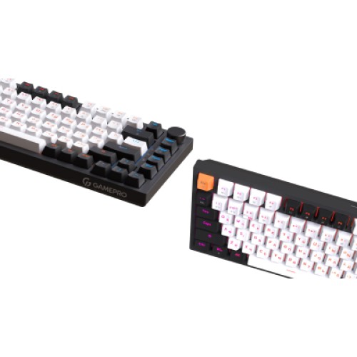 Клавиатура GamePro Asgard Valhalla QLAB Sakura Switch RGB Bluetooth/Wireless/USB-C UA Black (MK160-B-QS-PRO)