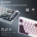 Клавиатура GamePro Asgard Valhalla Pro QLAB Sakura Switch RGB Bluetooth/Wireless/USB-C UA White (MK160-W-D-QS-PRO)