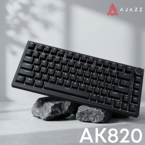 Клавиатура Ajazz AK820 Red Switch USB-C UA Black (AK820-R-B)