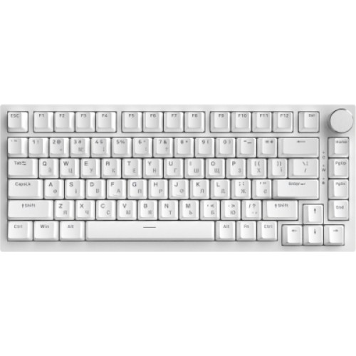 Клавиатура Ajazz AK820 Red Switch USB-C UA White (AK820-R-W)