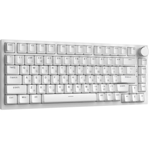 Клавиатура Ajazz AK820 Red Switch USB-C UA White (AK820-R-W)