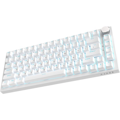 Клавиатура Ajazz AK820 Red Switch USB-C UA White (AK820-R-W)
