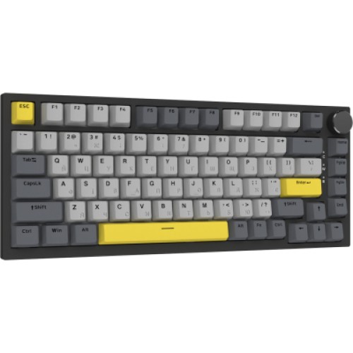 Клавиатура Ajazz AK820 Sea Salt Switch RGB USB-C UA Black (AK820-SS-BGY)