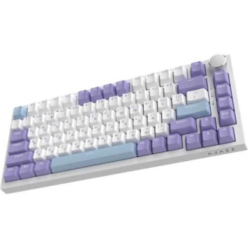 Клавиатура Ajazz AK820 Sea Salt Switch RGB USB-C UA White (AK820-SS-PWB)