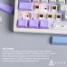 Клавиатура Ajazz Maillard V2 Maillard Switch Wireless/Bluetooth/USB UA Purple/White/Blue (AK980-V2-M-PWB)