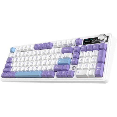 Клавиатура Ajazz Maillard V2 Maillard Switch Wireless/Bluetooth/USB UA Purple/White/Blue (AK980-V2-M-PWB)
