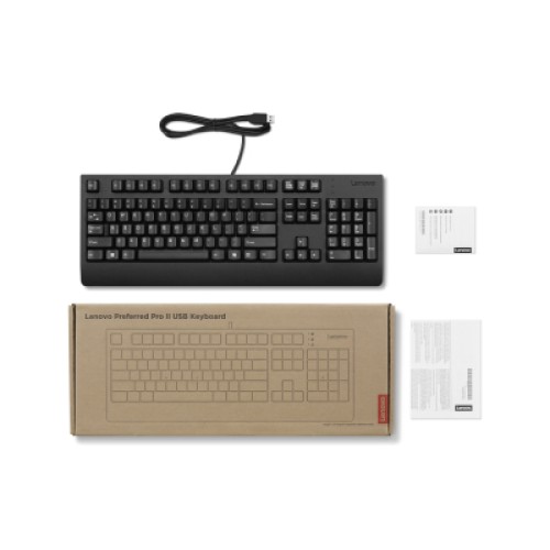 Клавиатура Lenovo Preferred Pro II USB UA Black (4Y41R64624)