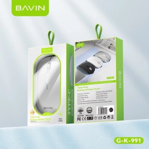 Мышка BAVIN G-K-991 RGB Wireless/Bluetooth Black (G-K-991-BK)