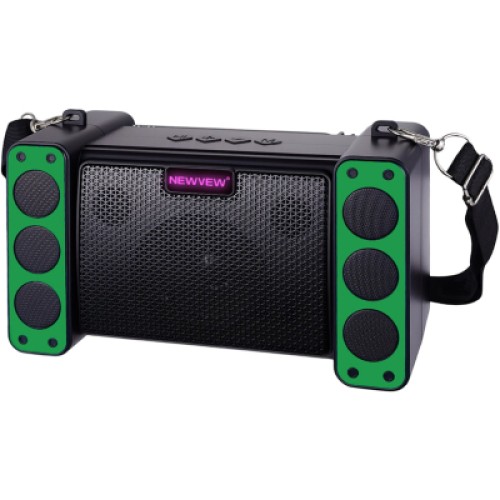 Акустическая система NEWVEW NV-9172 Solar Panel/BT/USB/TF/FM Green (NWVW-NV-9172-GN)