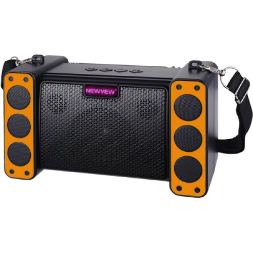 Акустическая система NEWVEW NV-9172 Solar Panel/BT/USB/TF/FM Orange (NWVW-NV-9172-OR)