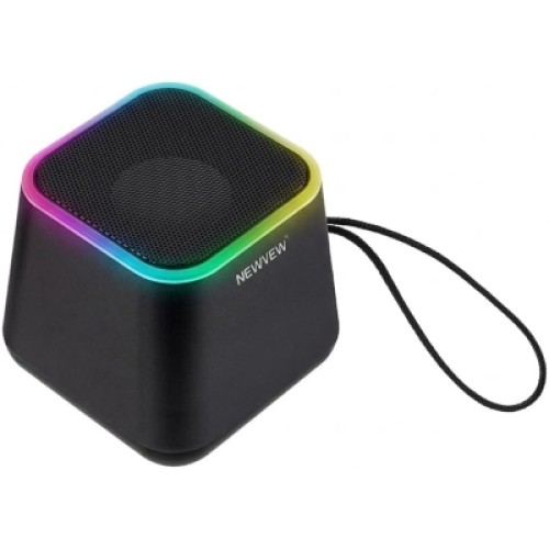 Акустическая система NEWVEW NV-9203 RGB/BT/USB/TF/FM Black (NWVW-NV-9203-BK)