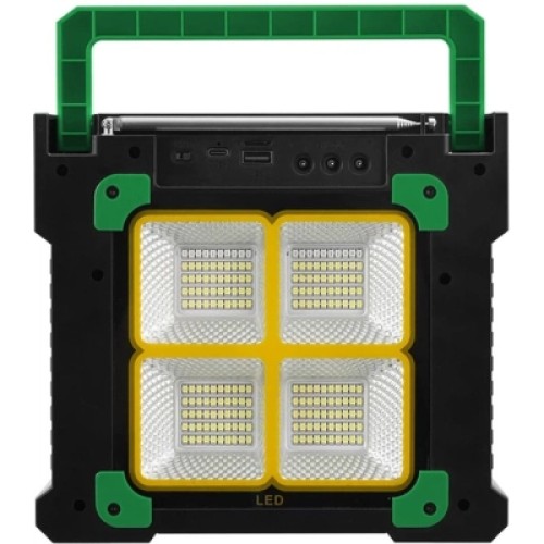 Акустическая система NEWVEW NV-9153 Solar Panel/BT/USB/TF/FM Green (NWVW-NV-9153-GN)