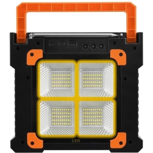 Акустическая система NEWVEW NV-9153 Solar Panel/BT/USB/TF/FM Orange (NWVW-NV-9153-OR)