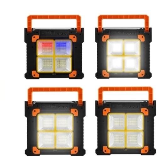 Акустическая система NEWVEW NV-9153 Solar Panel/BT/USB/TF/FM Orange (NWVW-NV-9153-OR)