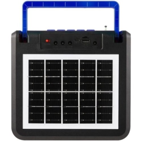 Акустическая система NEWVEW NV-9218 Solar Panel/BT/USB/TF/FM Blue (NWVW-NV-9218-BL)