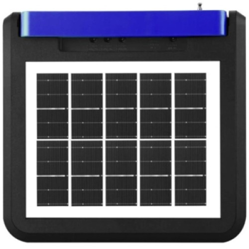 Акустическая система NEWVEW NV-9218 Solar Panel/BT/USB/TF/FM Blue (NWVW-NV-9218-BL)