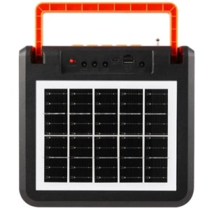 Акустична система NEWVEW NV-9218 Solar Panel/BT/USB/TF/FM Orange (NWVW-NV-9218-OR)
