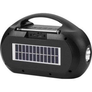Акустична система NEWVEW NV-V50 Solar Panel/BT/USB/TF/FM/AUX Red (NWVW-NV-V50-RD)