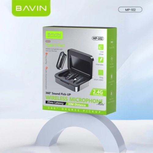 Микрофон BAVIN MP-102 Type-C Black (MP-102 BK)