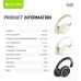 Наушники BAVIN BH-53 Hi-Res RGB LIGHT Black (HB-BH-53 BK)