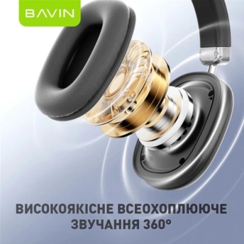 Наушники BAVIN BH-55 Hi-Res Black (HB-BH-55 BK)