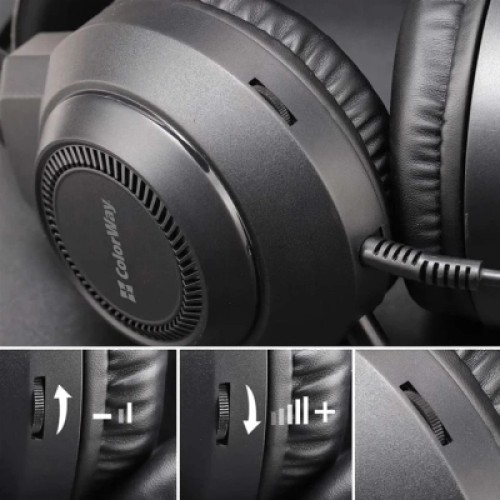 Наушники ColorWay BlazeCore RGB Black (CW-HPG03BK)